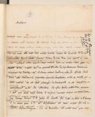 4 vues  - Pasteur, [Beat]. Lettre autographe signée [à Jean Tronchin].- Lundi 25 novembre 1737 (ouvre la visionneuse)