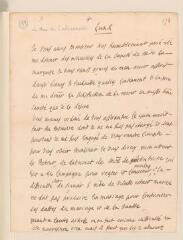 4 vues  - Caderousse, [Joseph-André d\'Ancezune-Cadart], duc de. Lettre autographe signée à [Thomas Goyon], marquis de Matignon.- Lundi [29 juillet 1726] (ouvre la visionneuse)