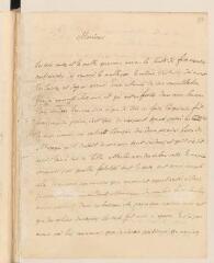 4 vues  - Trembley, Jean. Lettre autographe signée à [Théodore] Tronchin, à Paris.- Genève, 23 août 1781 (ouvre la visionneuse)