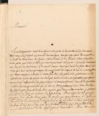 4 vues  - Chais, C[harles]. Lettre autographe signée [à Jean Tronchin].- La Haye, 26 août 1730 (ouvre la visionneuse)