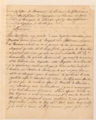 2 vues  - Cellamare [Antonio Giudice], prince de. Copie non autographe d\'une lettre à [Lorenzo Verzuso], marquis de Beretti-Landy [id est di Beretti-Landi], ambassadeur d\'Espagne à La Haye.- Paris, 12 décembre 1718 (ouvre la visionneuse)