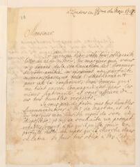 4 vues  - Bothmer, [Johann Caspar von]. Lettre autographe signée [à Jean Tronchin].- Londres, 15/26 mai 1727 (ouvre la visionneuse)