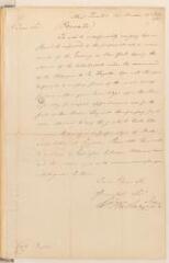 2 vues  - Washington, G[eorg]e. Lettre non autographe signée au colonel Dayler.- \'Head Quarters New Window\', 22 février 1781 (ouvre la visionneuse)