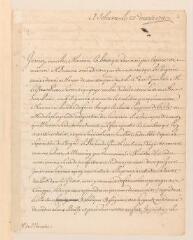 4 vues  - [Vintimille] Du Luc, [Charles-François] de. Lettre non autographe signée à [Daniel] de Martine.- Soleure, 23 mars 1711 (ouvre la visionneuse)