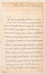 6 vues  - [Vintimille] Du Luc, [Charles-François] de. Lettre non autographe signée à [Daniel] de Martine.- Soleure, 13 avril 1711 (ouvre la visionneuse)