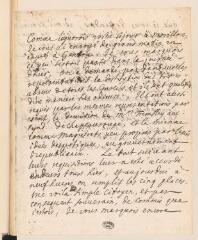 4 vues  - [Tronchin, Jean]. Lettre autographe non signée à son fils [Jean-Robert] Tronchin, à Morillon.- Mardi [7 décembre 1734] (ouvre la visionneuse)