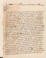 4 vues  - [Tronchin, Anne]. Lettre autographe non signée [à son mari Jean Tronchin], \'réponse à vostre lettre du 7e et 9e Juillet 1735\'.- 13 juillet 1735 (ouvre la visionneuse)