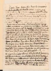4 vues  - \'Lettre lue dans les compagnies bourgeoises le 6e Xbre [id est décembre] 1734\'.- Berne, 2 décembre 1734 (copie de la main d\'Anne Tronchin) (ouvre la visionneuse)