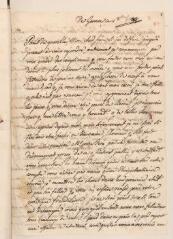 4 vues  - G[allatin-Tronchin], J[acques]. Lettre autographe, signée d\'une initiale, à son beau-frère [Jean-Robert] Tronchin.- Genève, 1er octobre 1734 (ouvre la visionneuse)