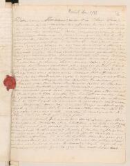 4 vues  - [Tronchin, Jean-Robert]. Lettre autographe non signée à son père [Jean Tronchin].- Paris, 5 décembre [1736] (ouvre la visionneuse)