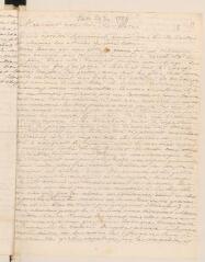 6 vues  - [Tronchin, Jean-Robert]. Lettre autographe non signée à son père [Jean Tronchin].- Paris, 29 décembre [1736] (ouvre la visionneuse)