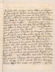 4 vues  - [Tronchin, Jean]. Lettre autographe non signée (incomplète de la fin?) à son fils [Jean-Robert Tronchin].- [Samedi 4 décembre 1734] (ouvre la visionneuse)