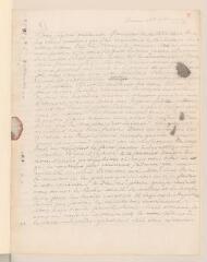 4 vues  - Tronchin, [Jean-Robert]. Lettre autographe signée à son père [Jean] Tronchin.- Berne, 26 septembre 1734 (taxe postale) (ouvre la visionneuse)