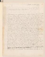 4 vues  - [Tronchin, Jean-Robert]. Lettre autographe non signée à son père [Jean Tronchin].- Bâle, 2 octobre 1734 (taxe postale) (ouvre la visionneuse)