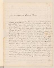 4 vues  - Tronchin, [Jean-Robert]. Lettre autographe signée à son père [Jean] Tronchin, à Genève.- Strasbourg, 18 octobre 1734 (taxe et marque postales) (ouvre la visionneuse)