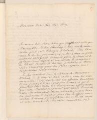 6 vues  - Tronchin, J[ean-]R[obert]. Lettre autographe signée à son père [Jean Tronchin].- Berne, 26 août 1734 (ouvre la visionneuse)