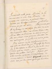 4 vues  - [Saussure, Horace-Bénédict de]. Lettre autographe non signée [à Jean-Robert Tronchin].- Genève, \'ce jeudi\' [début avril 1789] (ouvre la visionneuse)