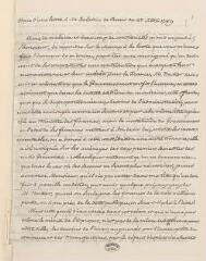 4 vues  - [Tronchin, Jean-Robert]. Copie non autographe d\'une lettre à [Antoine] Saladin de Crans.- 4 décembre 1789 (ouvre la visionneuse)