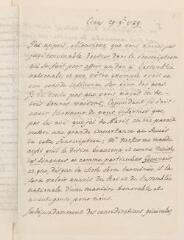 4 vues  - [Saladin de Crans, Antoine] (1725-1811). Lettre à [Jean-Robert] Tronchin-Boissier, rue Neuve, à Genève.- Crans, 29 novembre 1789 (ouvre la visionneuse)