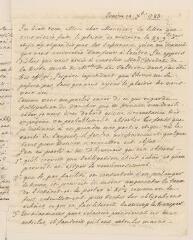 4 vues  - [Saladin de Crans, Antoine]. Lettre autographe non signée [à Jacob Tronchin].- Genève, 19 décembre 1783 (ouvre la visionneuse)