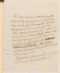 4 vues  - [Necker, Jacques]. Lettre autographe non signée [à Jacob Tronchin].- Lyon, 20 mai 1785 (ouvre la visionneuse)