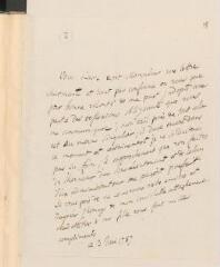 4 vues  - [Necker, Jacques]. Lettre autographe non signée [à Jacob Tronchin].- 3 juin 1787 (ouvre la visionneuse)