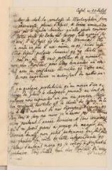 8 vues  - [Muller, Jean de]. Lettre autographe non signée [à Jean-Robert Tronchin-Boissier].- Cassel, 20 juillet 1782 (ouvre la visionneuse)