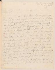 4 vues  - Muller, J[ean de]. Lettre autographe signée [à Jean-Robert Tronchin-Boissier].- \'Valeires près d\'Yverdon\' [id est Valeyres-sous-Rances], 24 octobre [1777] (ouvre la visionneuse)