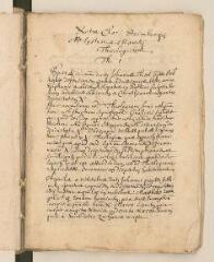 158 vues  - Livre de notes de Johann Steinberg sur le \'Systhema theologiae\' de Samuel Desmarets paru en 1645 (ouvre la visionneuse)