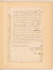 2 vues  - Rocca, Theodora. Lettre autographe signée avec cachet à son mari Théodore Tronchin.- Genève, 21 avril [1619] (ouvre la visionneuse)