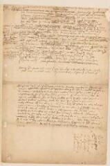 2 vues  - Minute incomplète de la \'Confessio de coena\' adressée par Théodore de Bèze et Guillaume Farel au duc Christophe de Wurtemberg.- Goeppingae, 14 mai 1557 (ouvre la visionneuse)