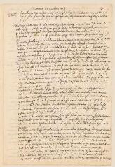 12 vues 2 copies d'un discours de Jean Calvin, du vendredi 28 avril 1564, recueilli par J[ean] Pinau[l]t, ministre