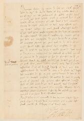4 vues  - François de Châtillon, sieur d\'Andelot. 2 lettres signées à Jean Calvin.- Eslingen, Cassel, 11-27 août 1562 (ouvre la visionneuse)