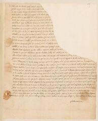 2 vues  - Farel, Guillaume. Lettre autographe signée à Pierre Viret.- Neuchâtel, 8 juin 1548 (ouvre la visionneuse)