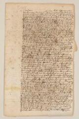 4 vues  - Brederode, Pierre Corneille de. Lettre autographe non signée avec cachet à Théodore Tronchin.- Bâle, 16/26 mars 1629 (ouvre la visionneuse)