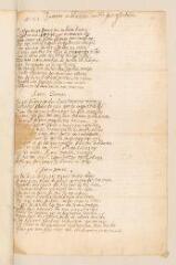 2 vues  - Copie des \'Sonnets et stances faicts par Madame\' [Catherine de Bourbon].- sans date (ouvre la visionneuse)