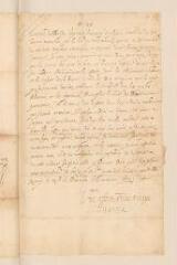 2 vues  - Bourbon, Catherine de, princesse de Navarre. Lettre avec signature autographe et cachet à Théodore de Bèze.- Nancy, 26 novembre /6 décembre 1603 (ouvre la visionneuse)