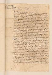 4 vues  - Bèze, Théodore de. Minute, de la main de Catherine Plan, d\'une lettre à Catherine de Bourbon.- Genève, 1/11 novembre 1599 (ouvre la visionneuse)