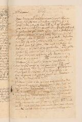 4 vues  - Bèze, Théodore de. Minute, de la main de Catherine Plan, d\'une lettre à Catherine de Bourbon.- Genève, 29 décembre 1600 / 8 janvier 1601 (ouvre la visionneuse)