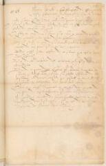 2 vues  - \'Mémoire baillé à Monsieur de Briquemault à son partement escript de la main de [Robert de?] La Haye\'.- sans date (ouvre la visionneuse)