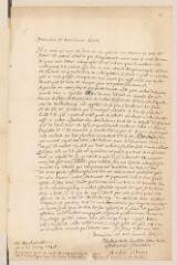 2 vues  - Colvius, André. Lettre autographe signée avec cachet à Théodore Tronchin.- Dordrecht, 5 mai 1648 (ouvre la visionneuse)