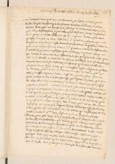 2 vues  - Tronchin, Louis. Minute autographe d\'une lettre à [François] Du Vidal à Tours.- 24 juillet 1683 (ouvre la visionneuse)