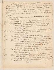 2 vues  - Note de la main de Louis Tronchin, intitulée \'Ordo decretorum juxta D. Claudium\'.- sans date (ouvre la visionneuse)