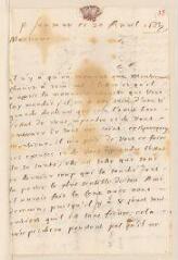 4 vues  - Gaussen, Etienne. Lettre autographe signée à Louis Tronchin à Genève.- Saumur, 20 avril 1669 (ouvre la visionneuse)