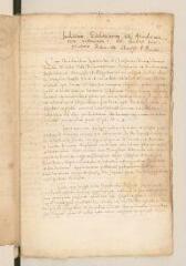 8 vues  - Acte des Eglises anglaises, intitulé \'Judicium ecclesiarum et academiarum nostrarum de studio pacificatorio Rev[erendi] et clariss[imi] d[omini] Duraei\'.- sans lieu, [entre 1629 et 1680] (ouvre la visionneuse)
