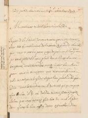 4 vues  - Doladilhe, Jean Jacques. Lettre autographe signée à Louis Tronchin.- Petit-Saconnex, 31 janvier 1722 (ouvre la visionneuse)