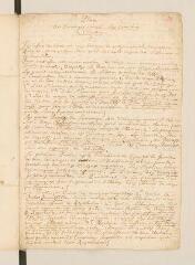 4 vues  - Plan de l\'ouvrage intitulé \'Les carctères de l\'Election\' et lettre autographe signée avec cachet d\'Elie Merlat à Jacques Ingrand.- Lausanne, 18 septembre 1690 (ouvre la visionneuse)