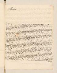 4 vues  - Merlat, Elie. Lettre autographe signée avec cachet à Jacques Ingrand.- Lausanne, 1er mars 1705 (ouvre la visionneuse)