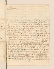 4 vues  - Merlat, Elie. Lettre autographe signée avec cachet à Jacques Ingrand.- Lausanne, 17 octobre 1689 (ouvre la visionneuse)