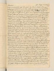 6 vues  - Magny, [François]. Copie d\'une lettre au pasteur Vincent Perret.- Vevey, 28 mars 1721 (ouvre la visionneuse)